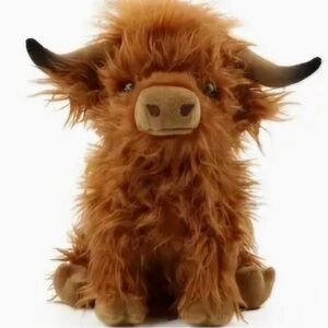 NEW Scottish Highland Cow Plush Stuffed Animal Childs Toy